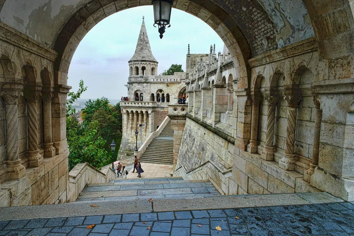 Buda first: the castle hill, walked downhill